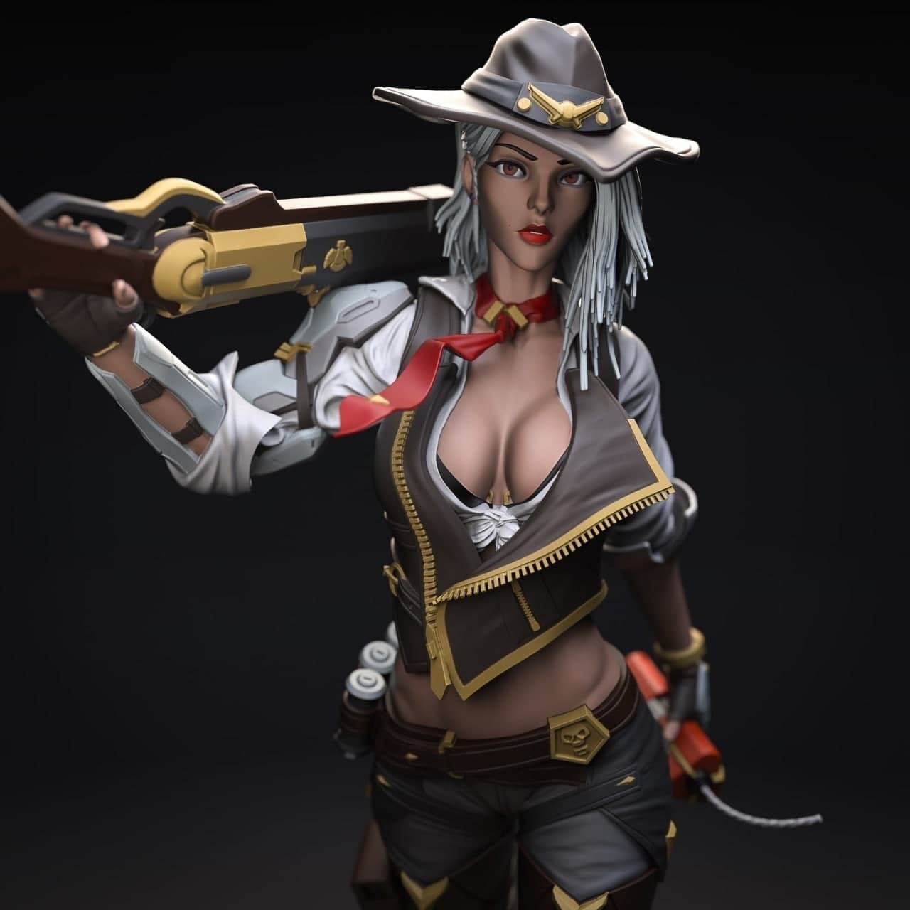 3012 Ashe - Overwatch - STL 3D Print Files