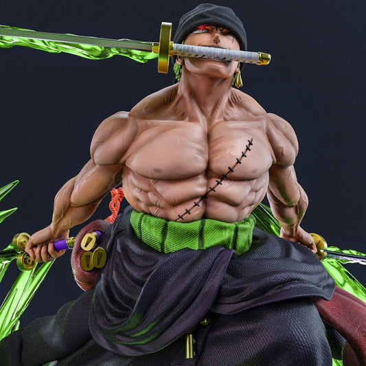 2375 Roronoa Zoro - One Piece - STL 3D Print Files