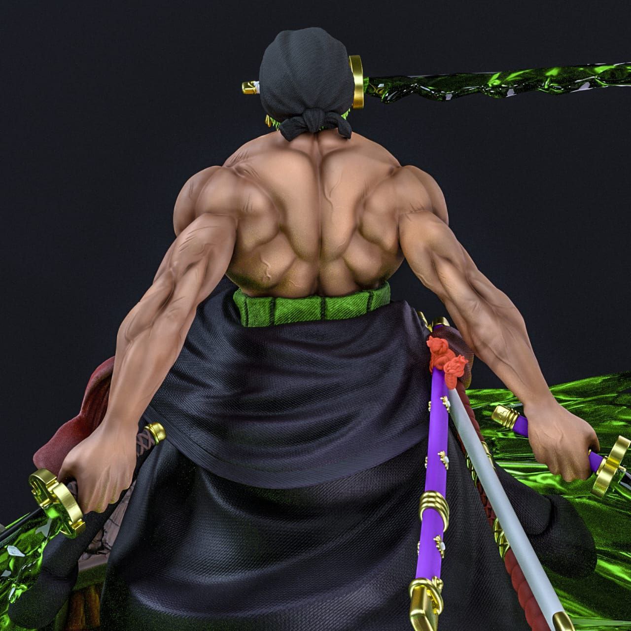 2375 Roronoa Zoro - One Piece - STL 3D Print Files