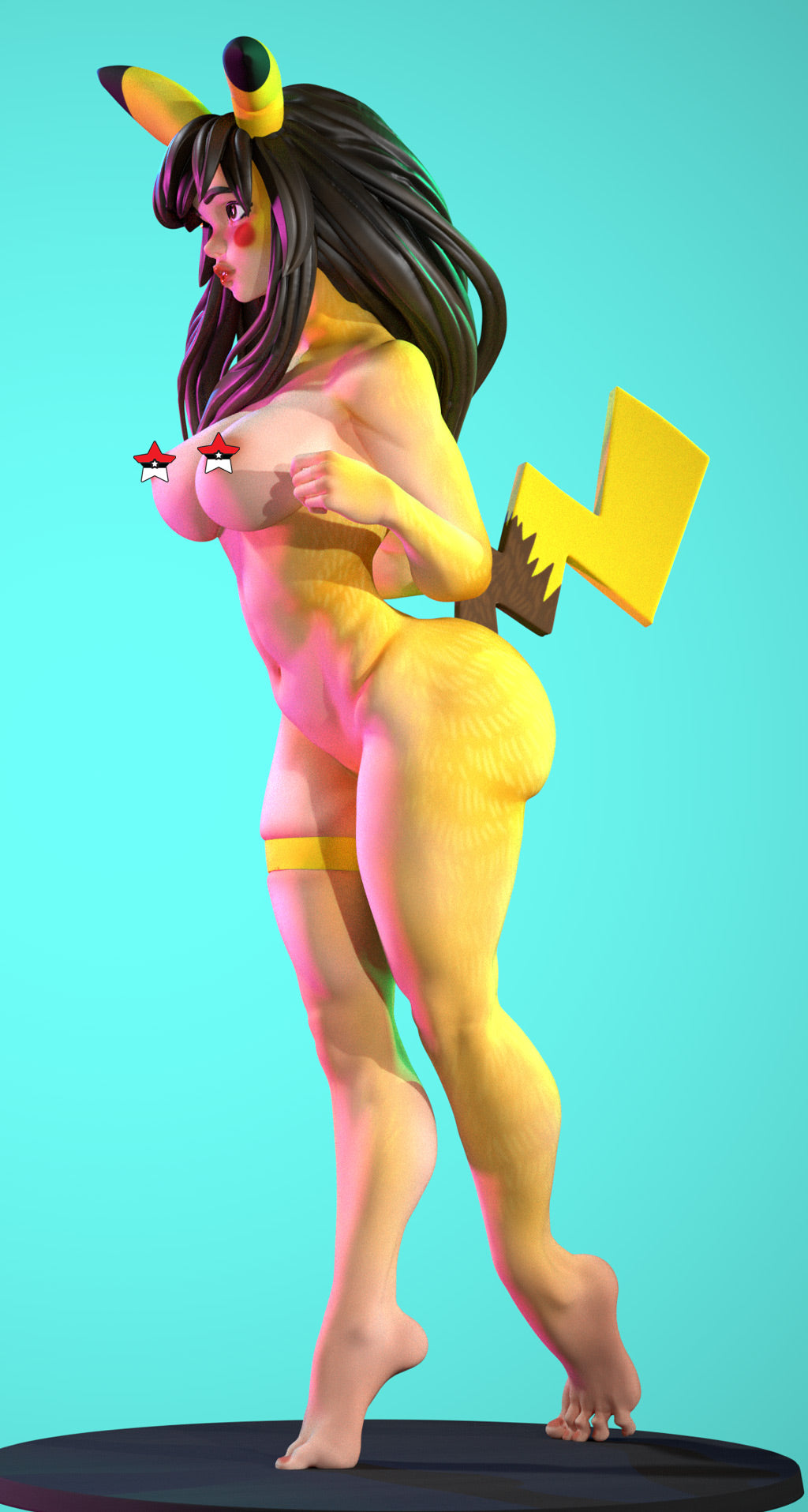 2711 Pikamour NSFW - POKEMON - STL 3D Print Files