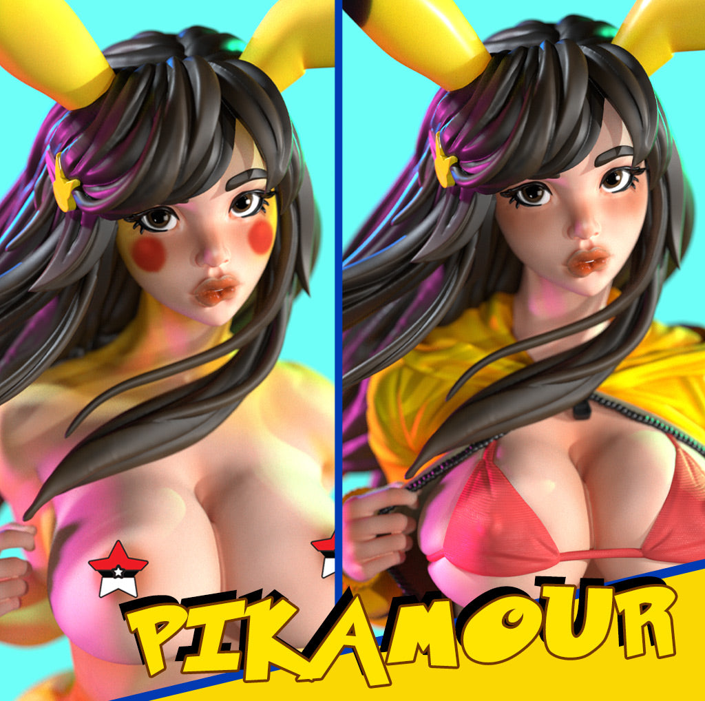 2711 Pikamour NSFW - POKEMON - STL 3D Print Files