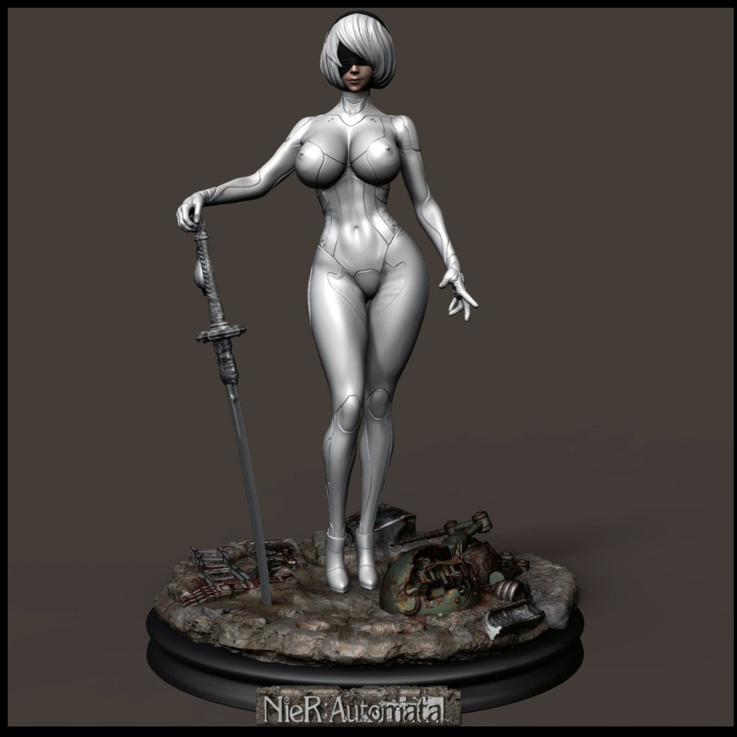 1782 2B - Nier: Automata - STL 3D Print Files