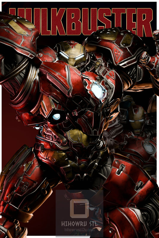 4488 Hulkbuster - Marvel Comics - STL 3D Print Files