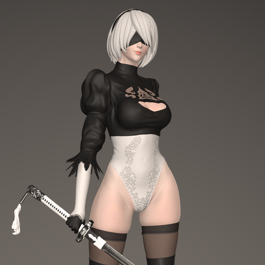 3827 2B - NIER AUTOMATA - STL 3D Print Files