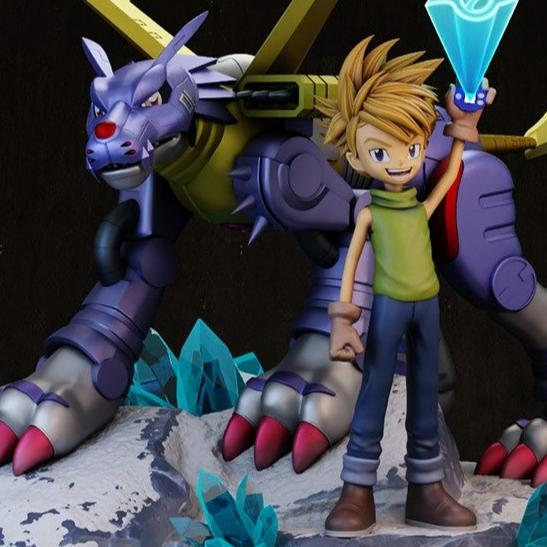 3040 Matt and MetalGarurumon - Digimon - STL 3D Print Files