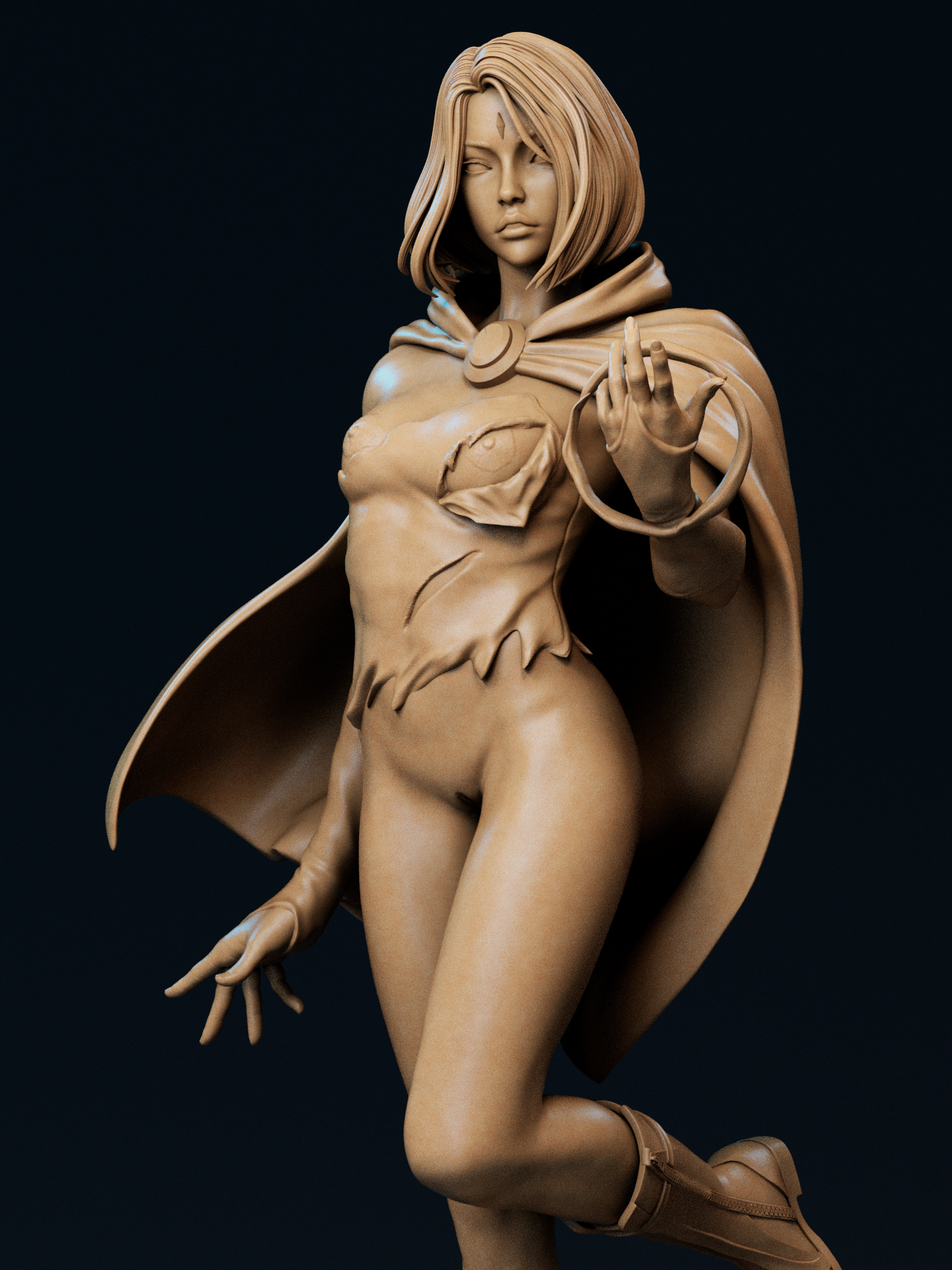 1640 Raven NSFW - DC Comics - STL 3D Print Files 2