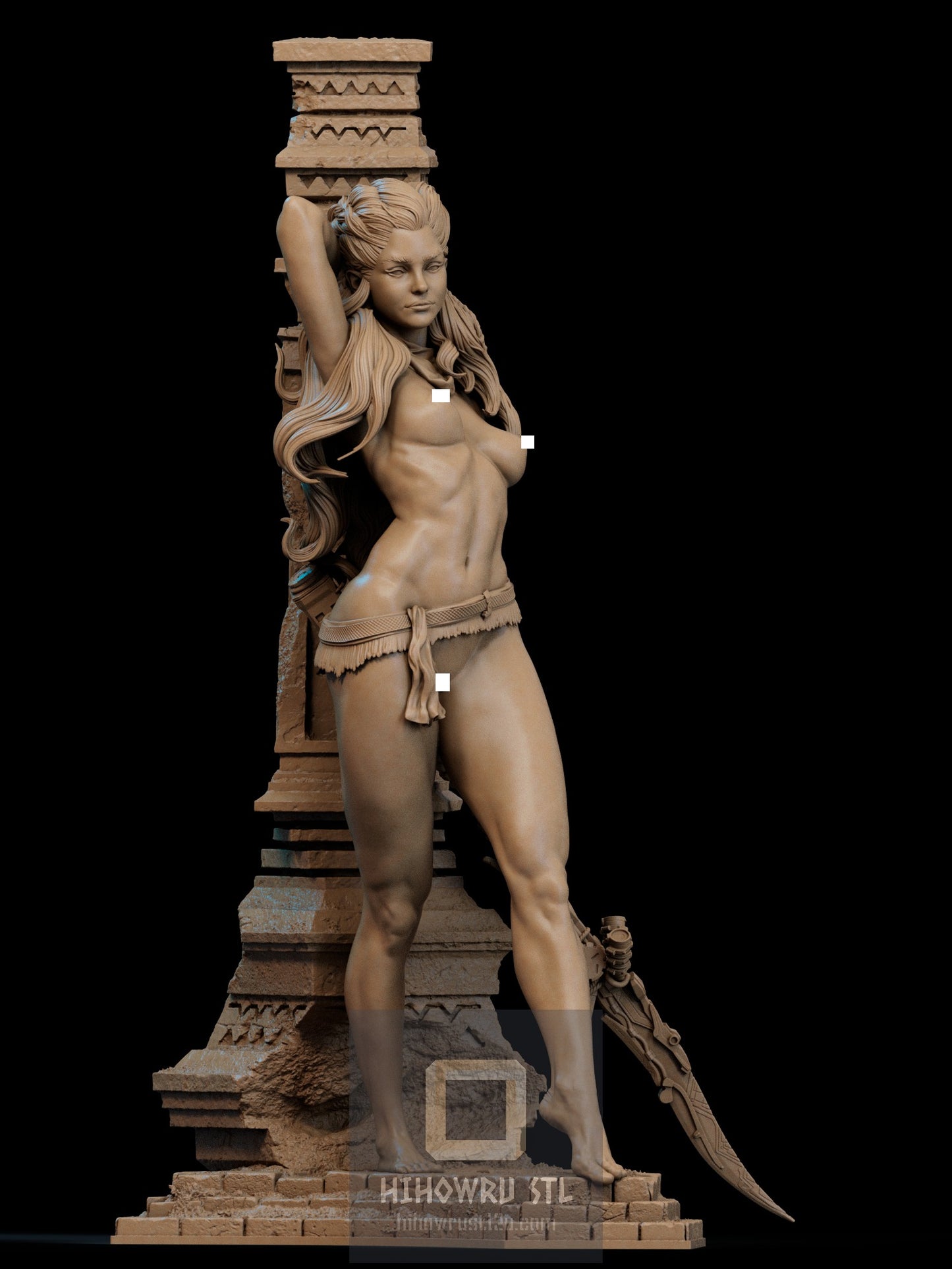 4666 Aloy NSFW - Horizon Zero Dawn - STL 3D Print Files