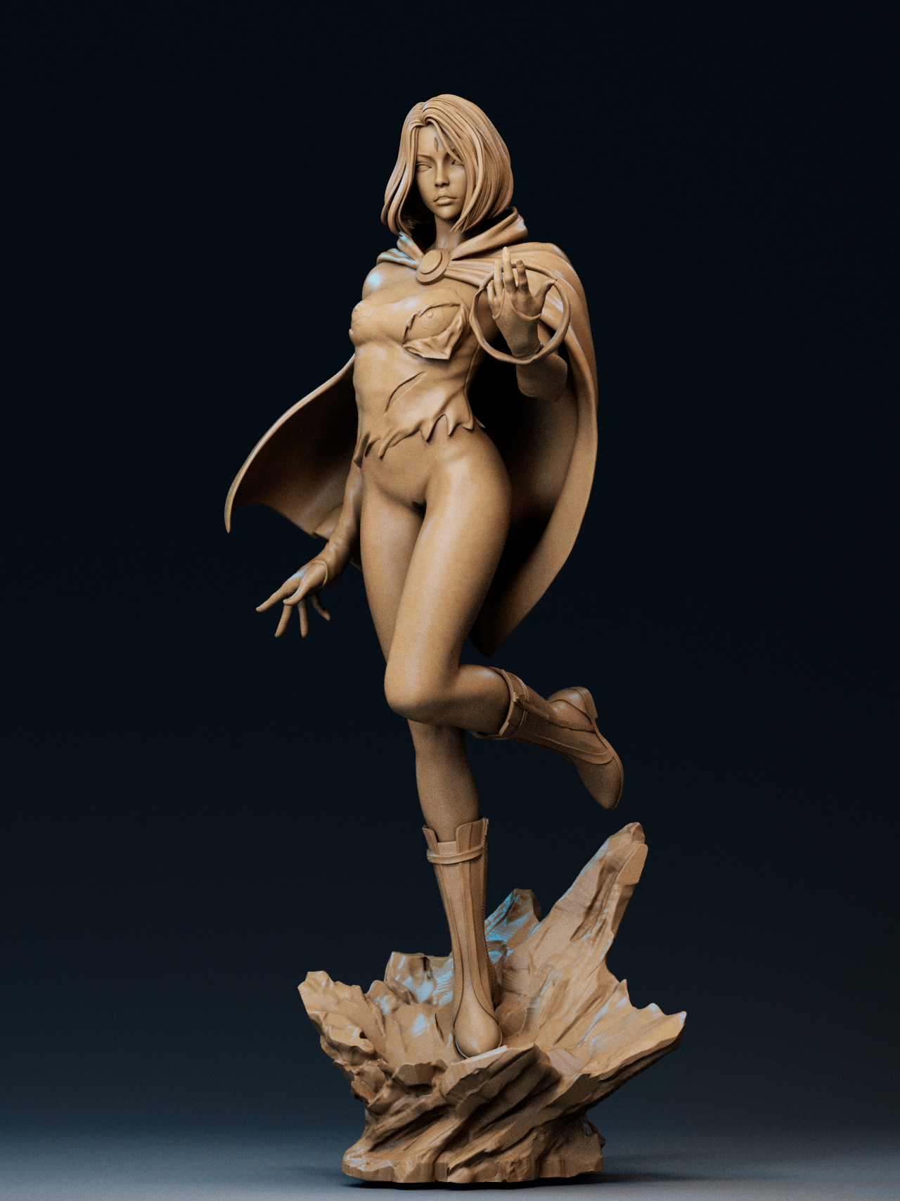 1640 Raven NSFW - DC Comics - STL 3D Print Files 2