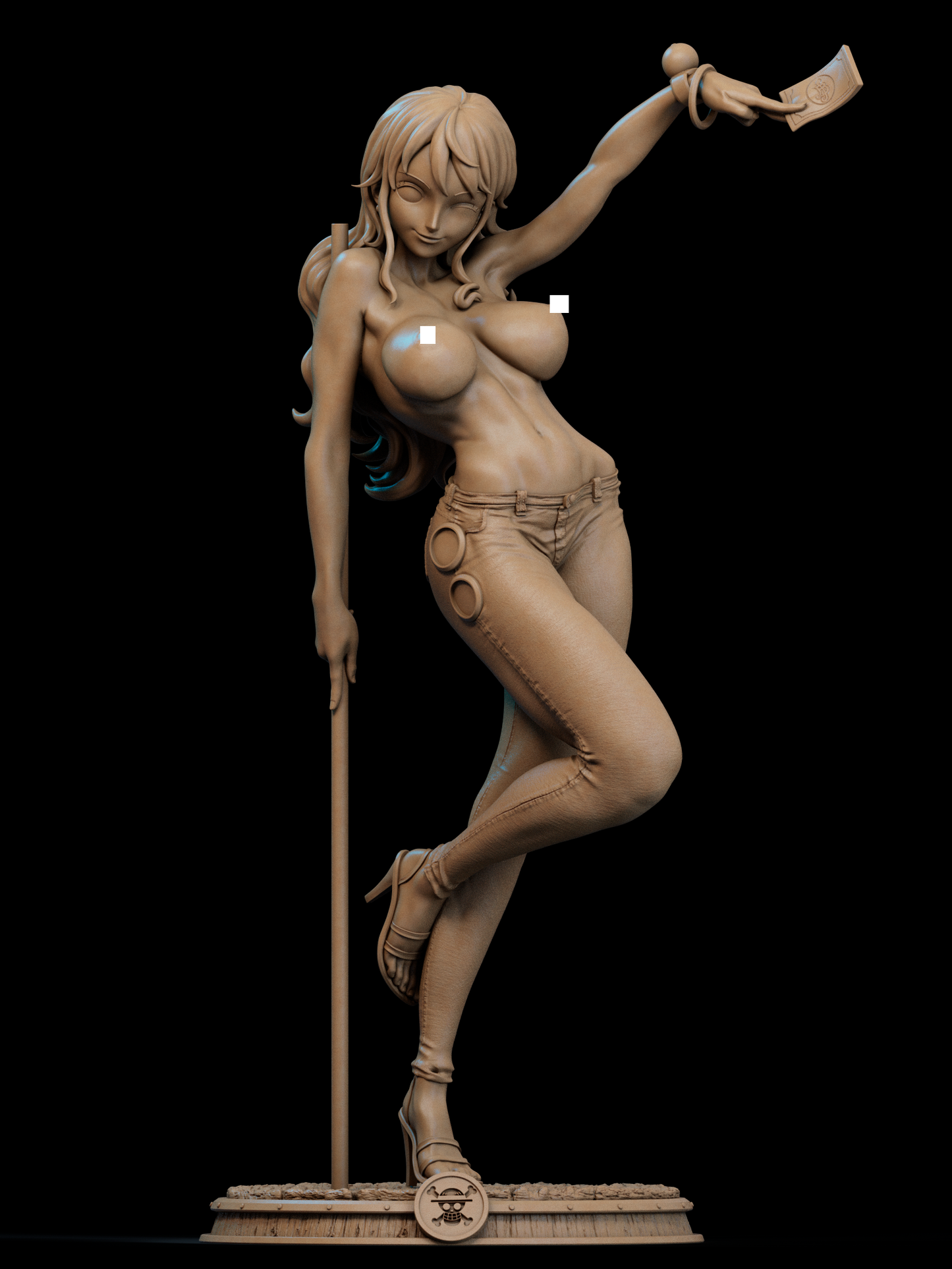 3384 Nami NSFW - One Piece - STL 3D Print Files