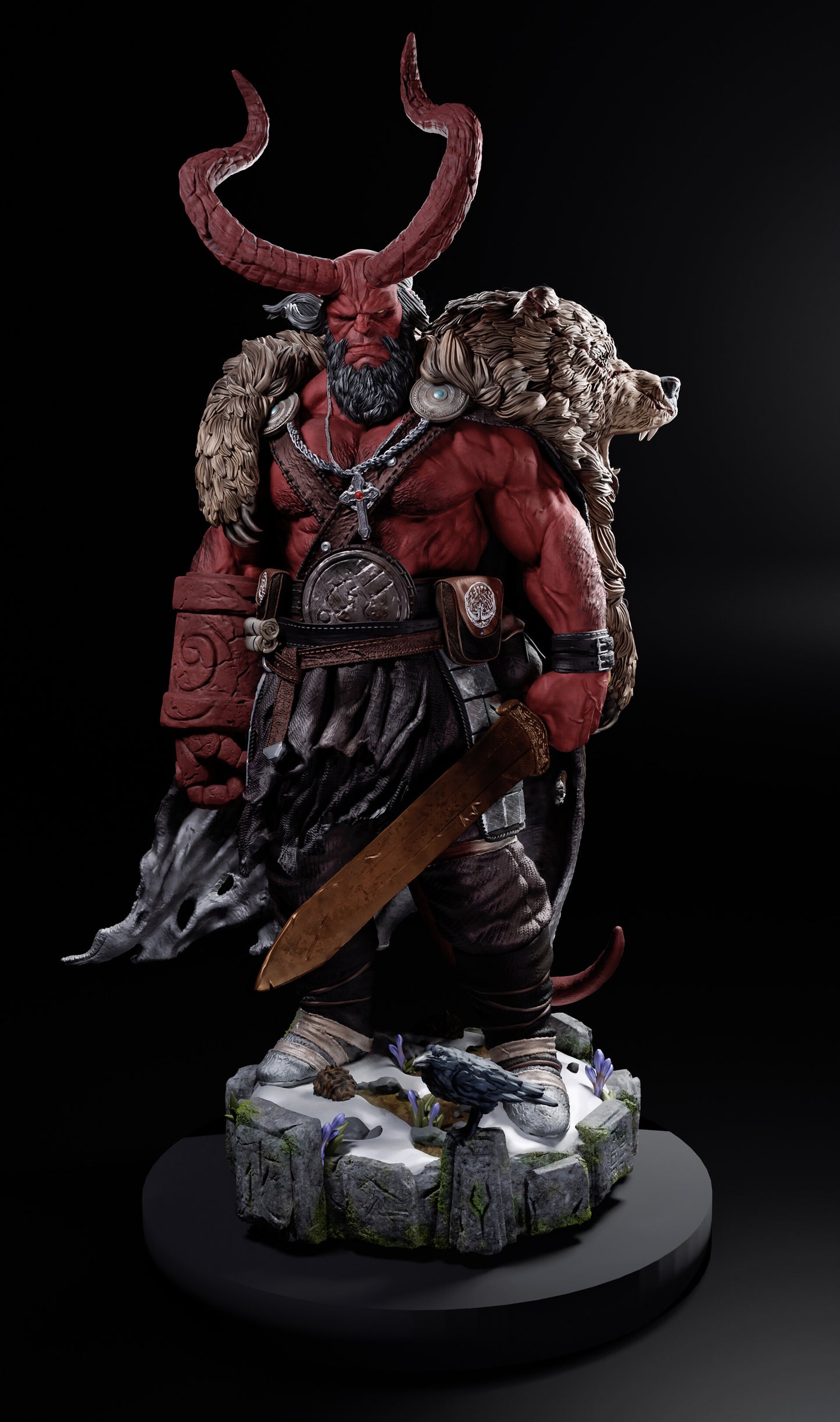 2386 Hellboy - STL 3D Print Files