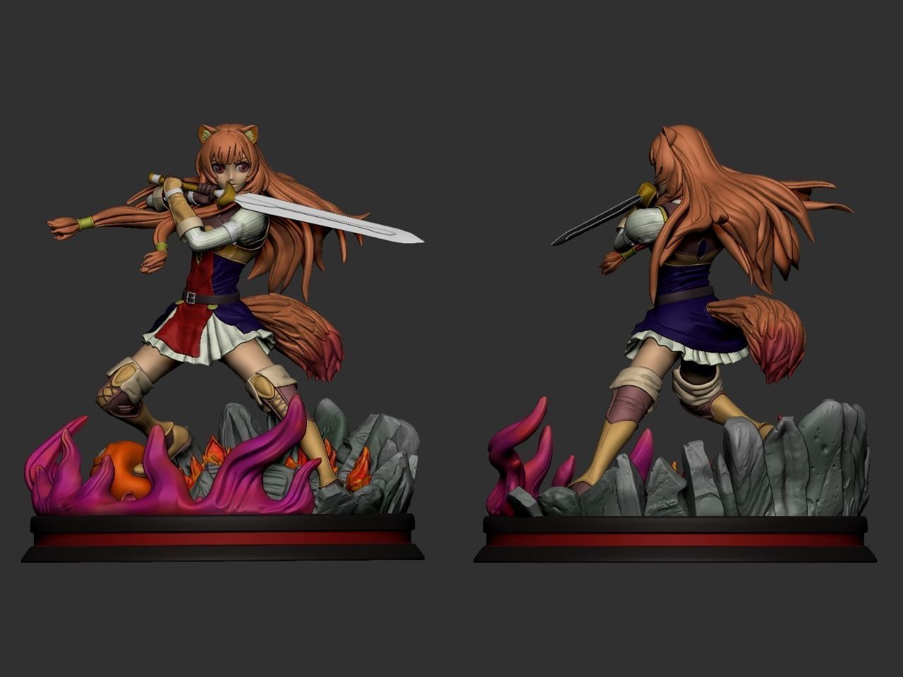 Raphtalia - The Rising of the Shield - STL 3D Print Files