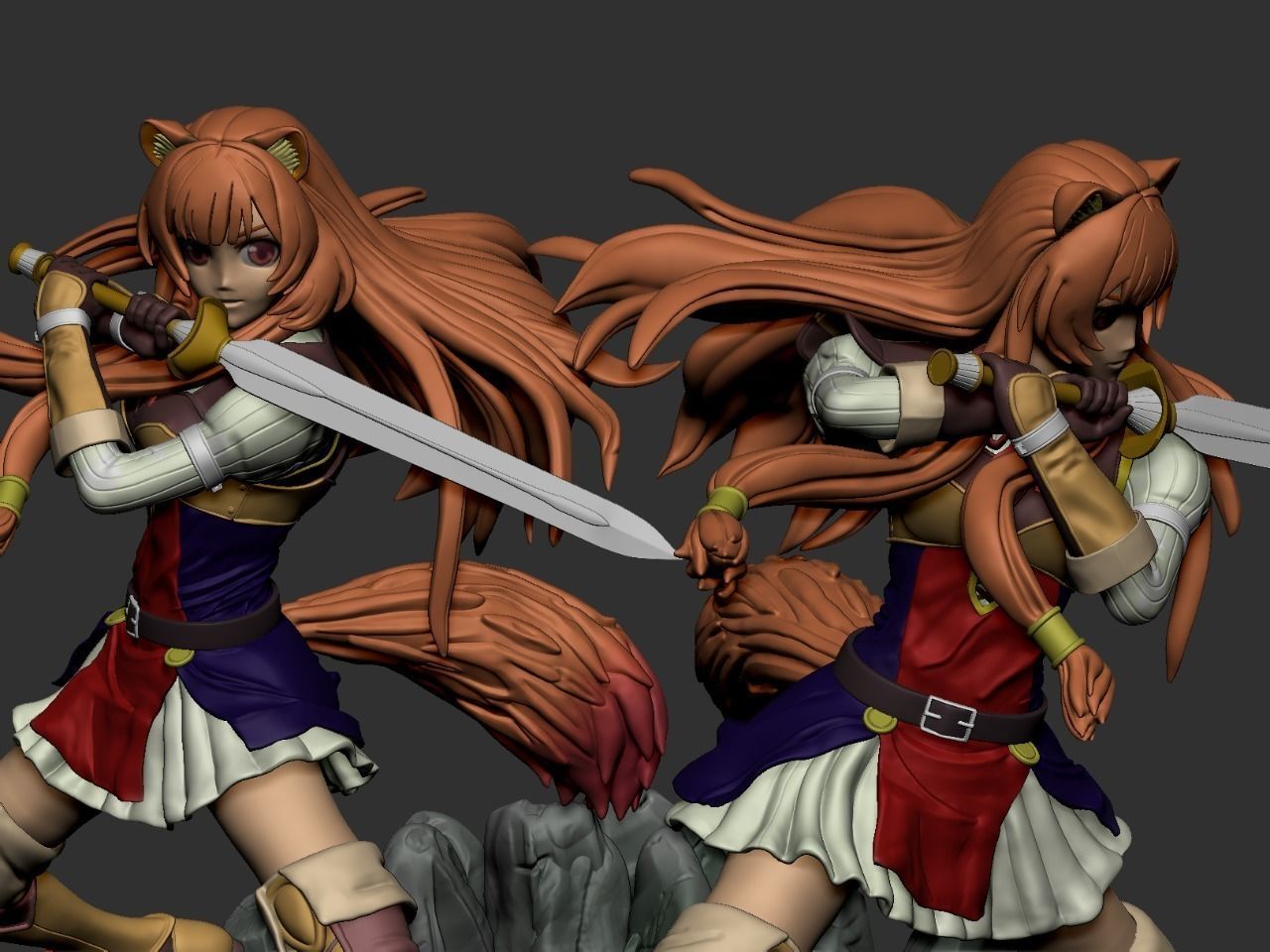 Raphtalia - The Rising of the Shield - STL 3D Print Files