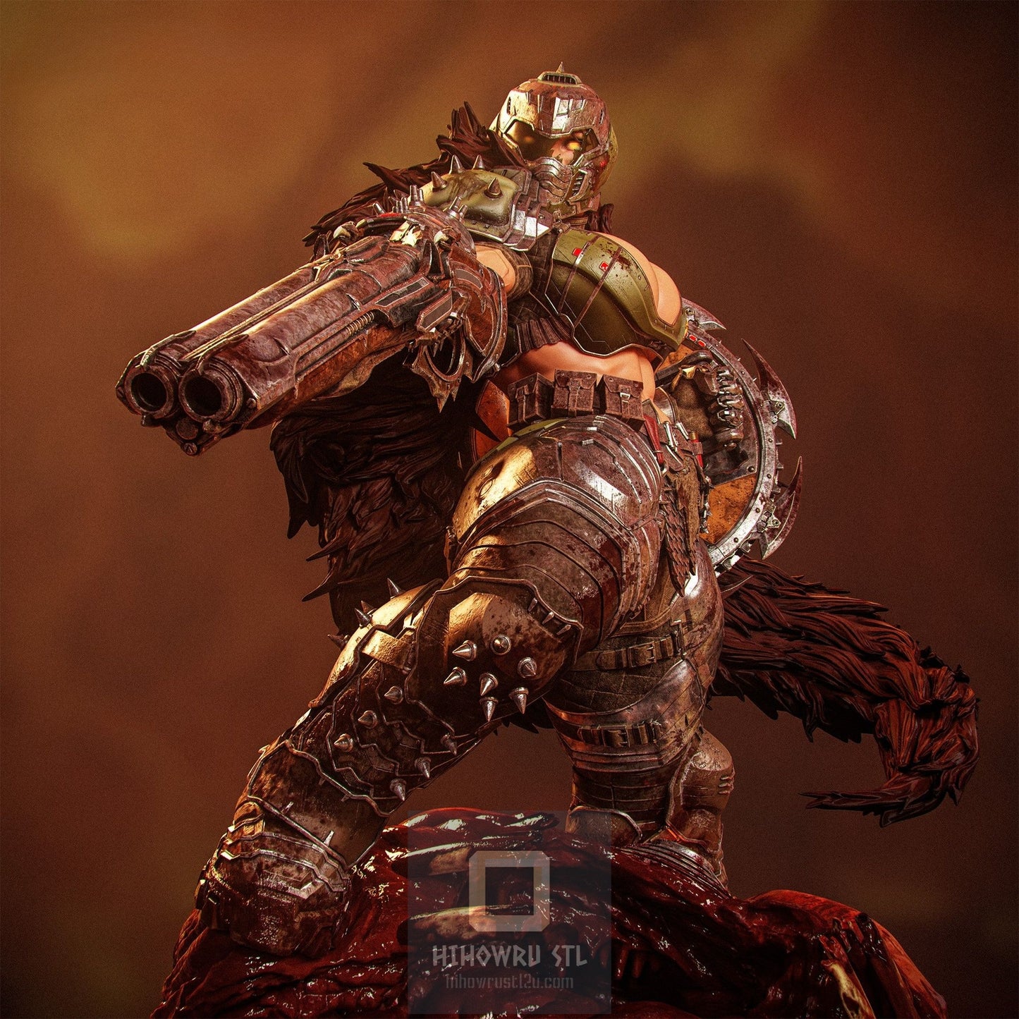 4455 Doom Girl NSFW - The Dark Ages - STL 3D Print Files