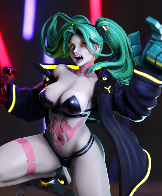 2505 Rebecca NSFW - Cyberpunk - STL 3D Print Files