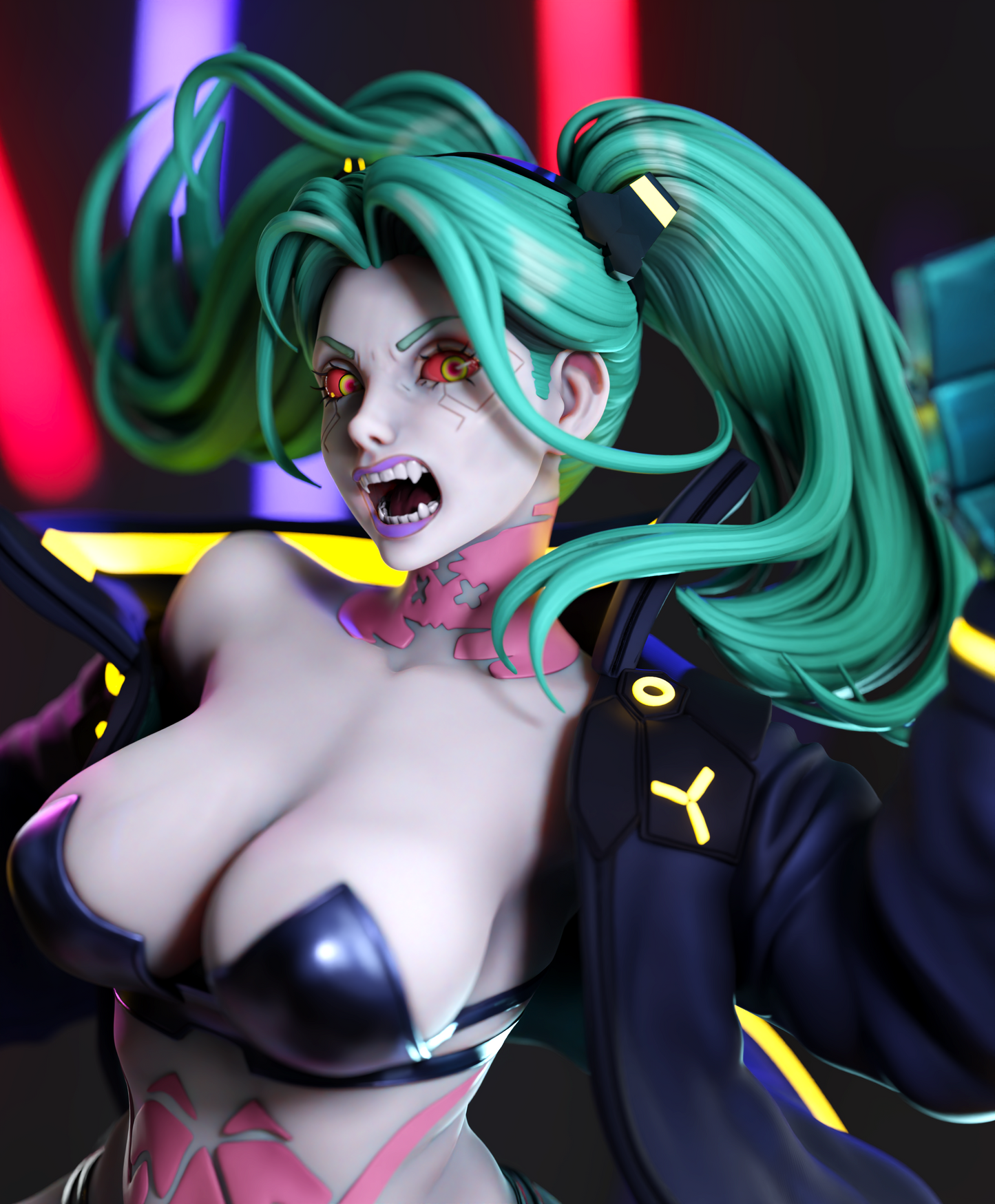 2505 Rebecca NSFW - Cyberpunk - STL 3D Print Files