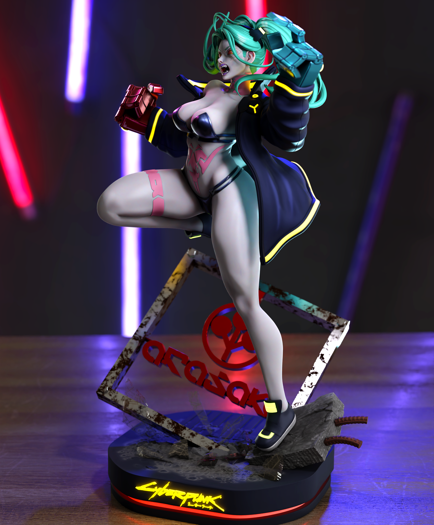 2505 Rebecca NSFW - Cyberpunk - STL 3D Print Files