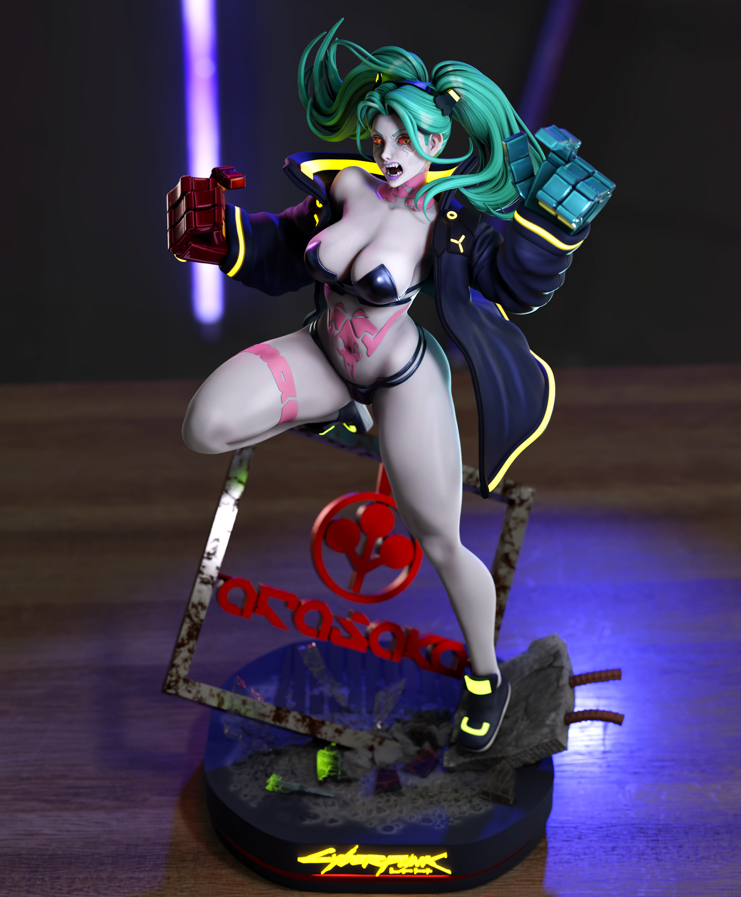 2505 Rebecca NSFW - Cyberpunk - STL 3D Print Files