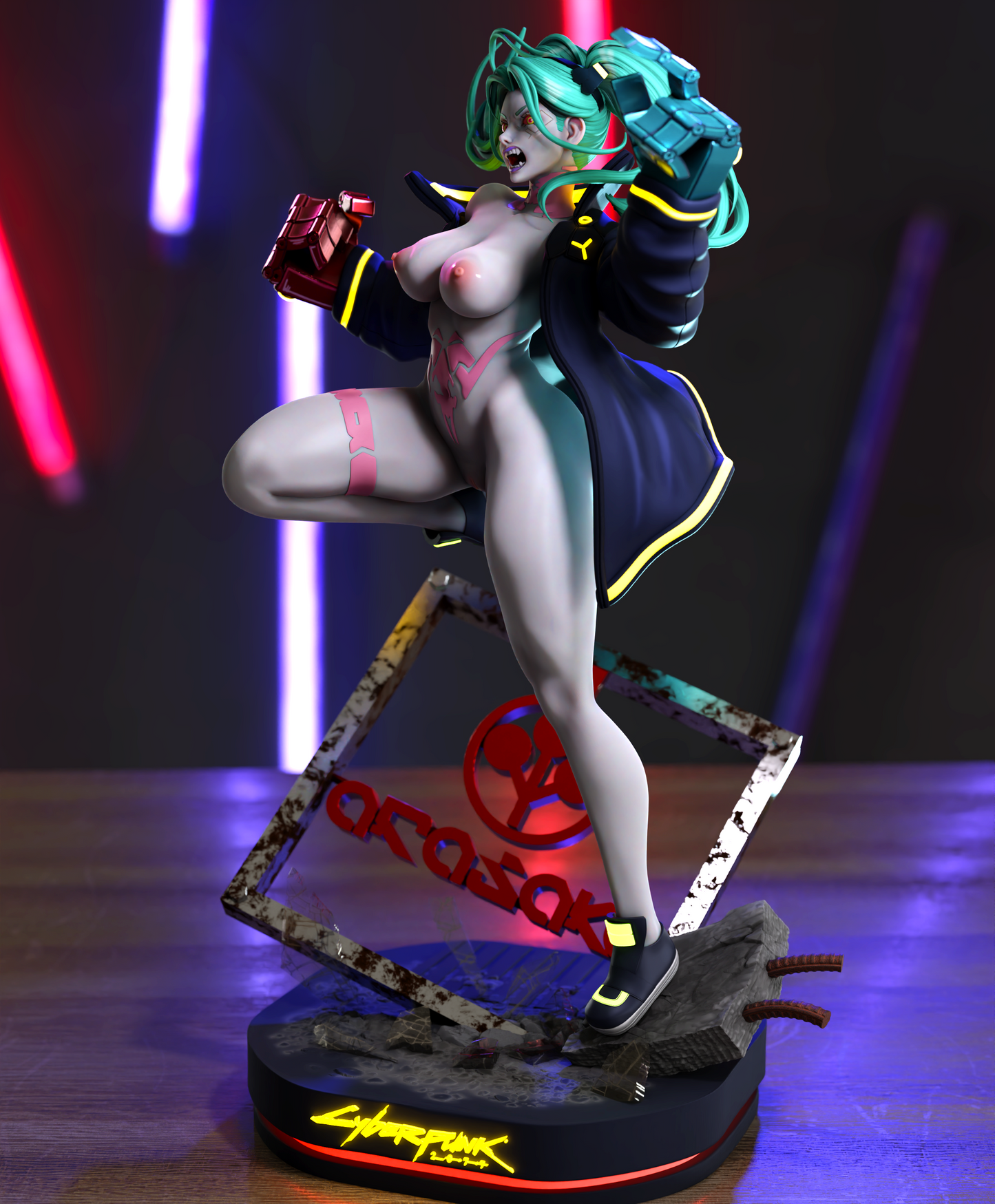 2505 Rebecca NSFW - Cyberpunk - STL 3D Print Files