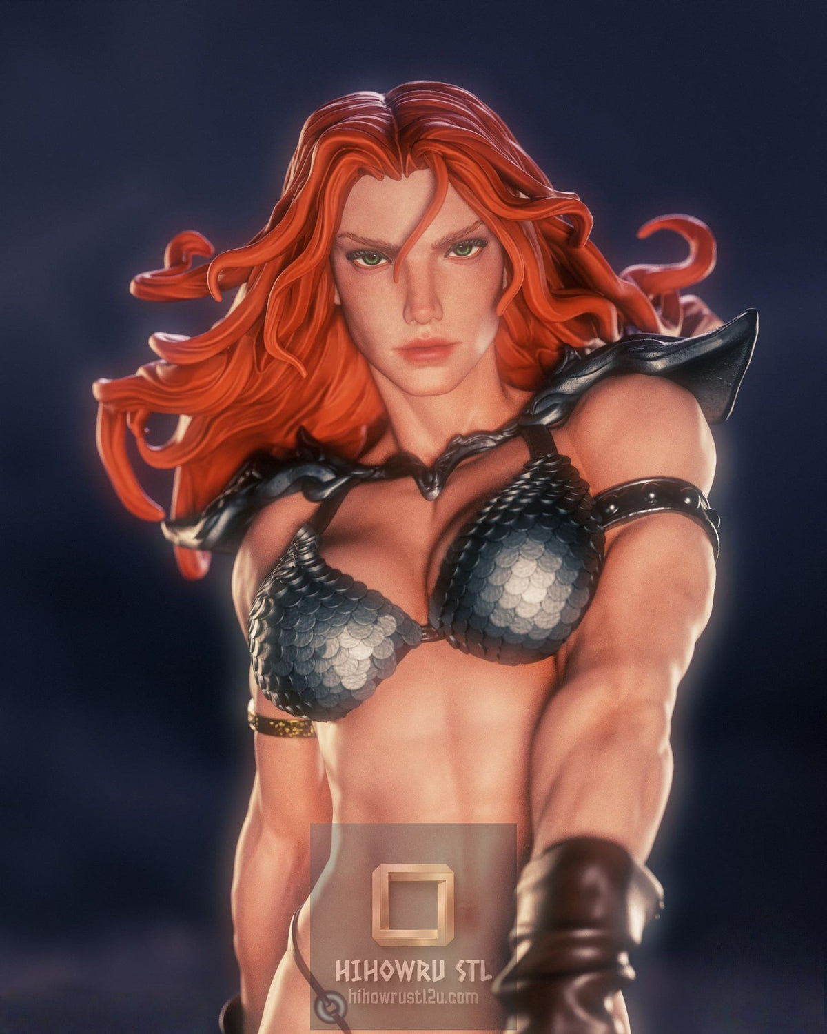 5527 Red Sonja NSFW - Marvel Comics - STL 3D Print Files