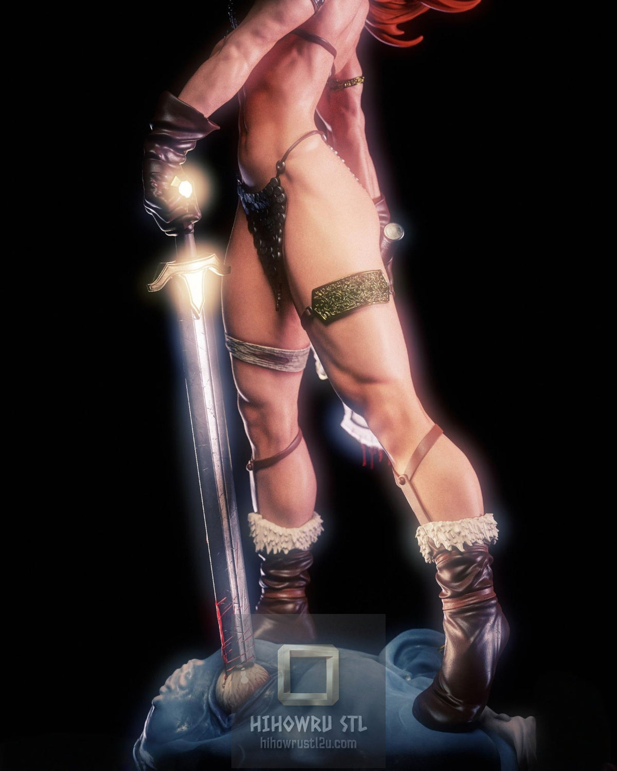5527 Red Sonja NSFW - Marvel Comics - STL 3D Print Files