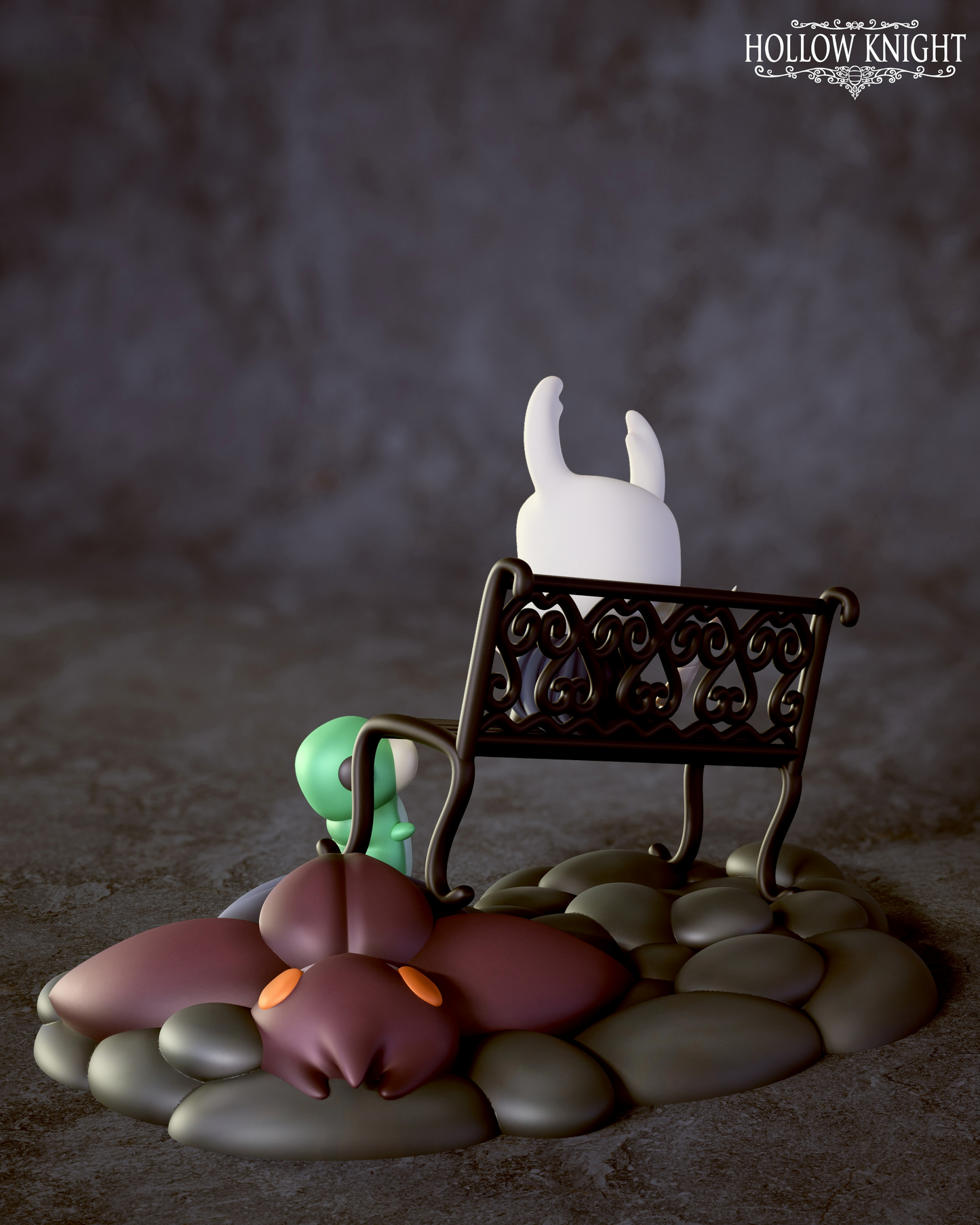 1672 Hollow Knight Diorama - STL 3D Print Files