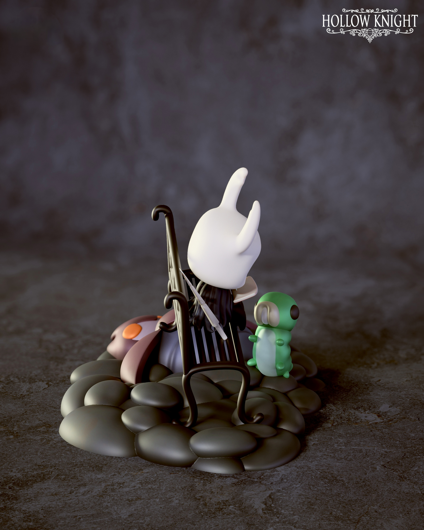 1672 Hollow Knight Diorama - STL 3D Print Files