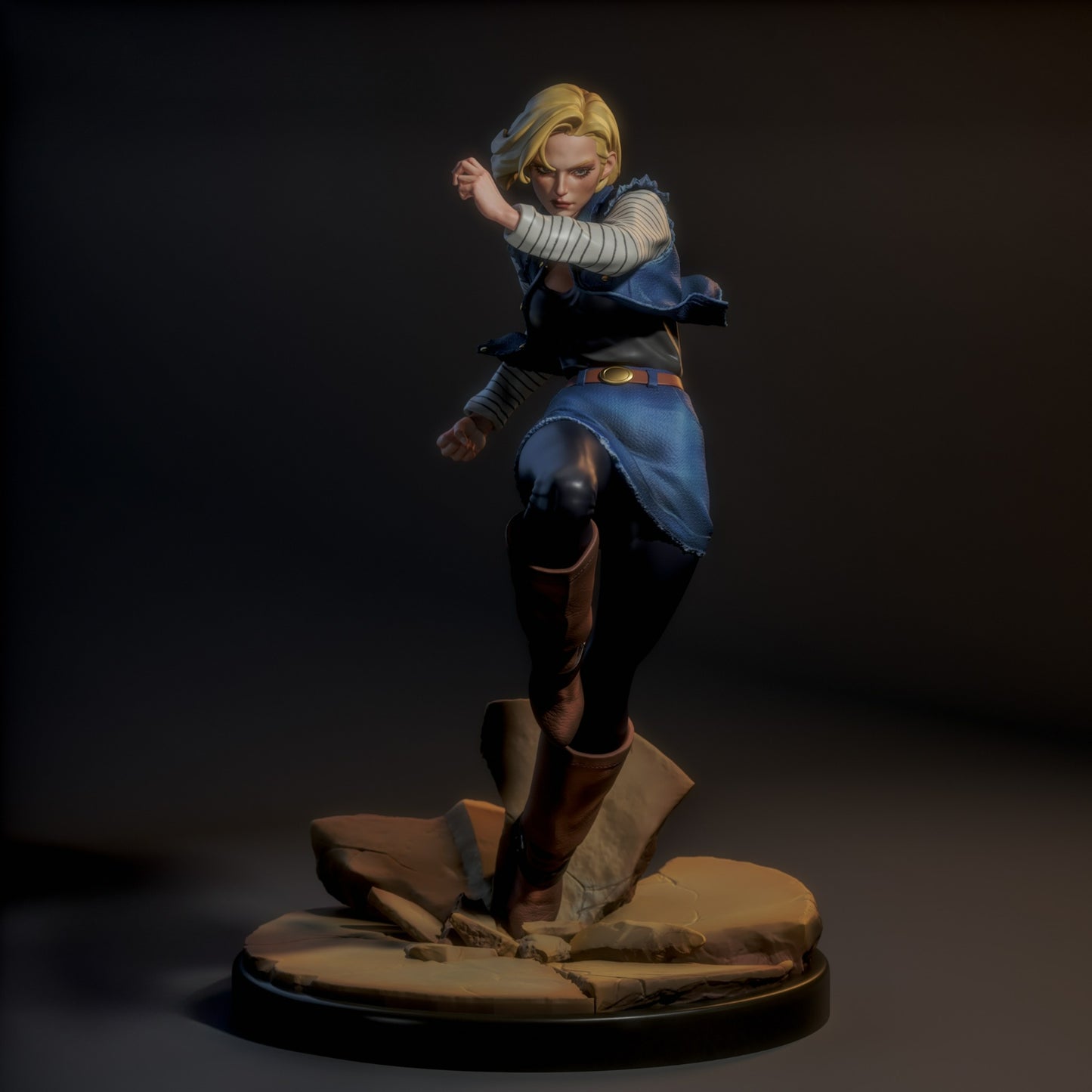 2962 Android 18 - Dragon Ball - STL 3D Print Files