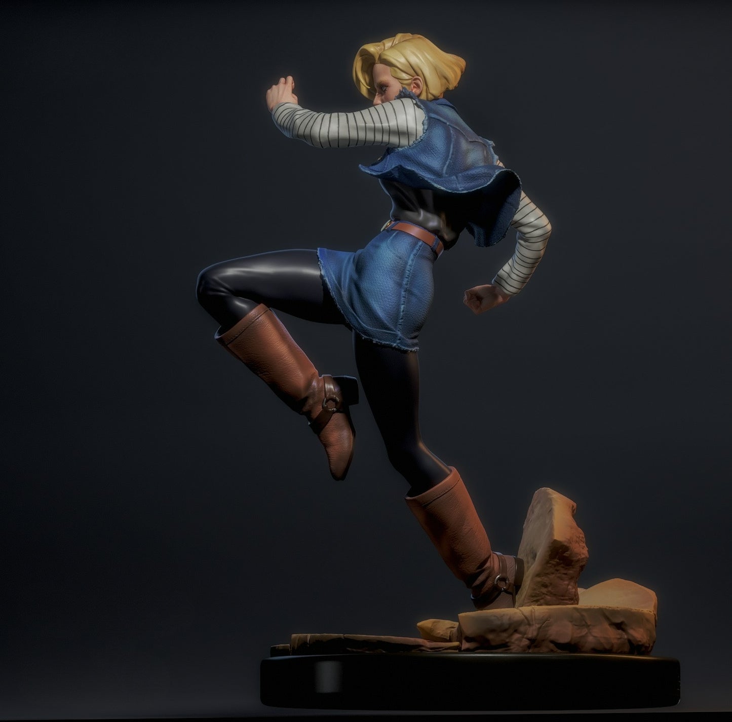 2962 Android 18 - Dragon Ball - STL 3D Print Files