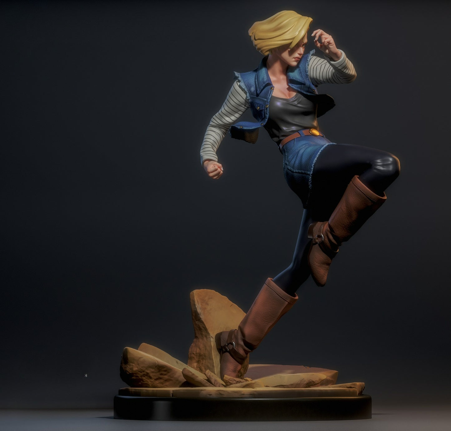 2962 Android 18 - Dragon Ball - STL 3D Print Files