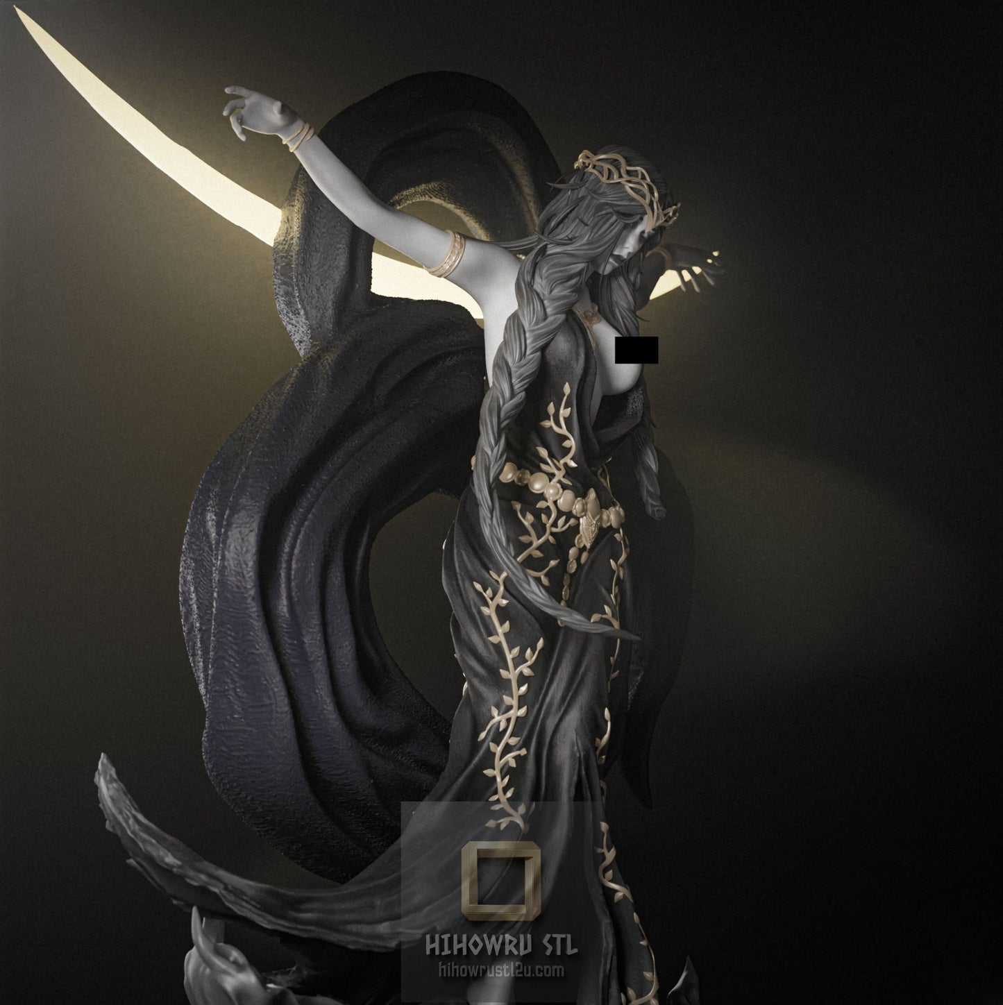 5251 Queen Marika - Elden Ring - STL 3D Print Files