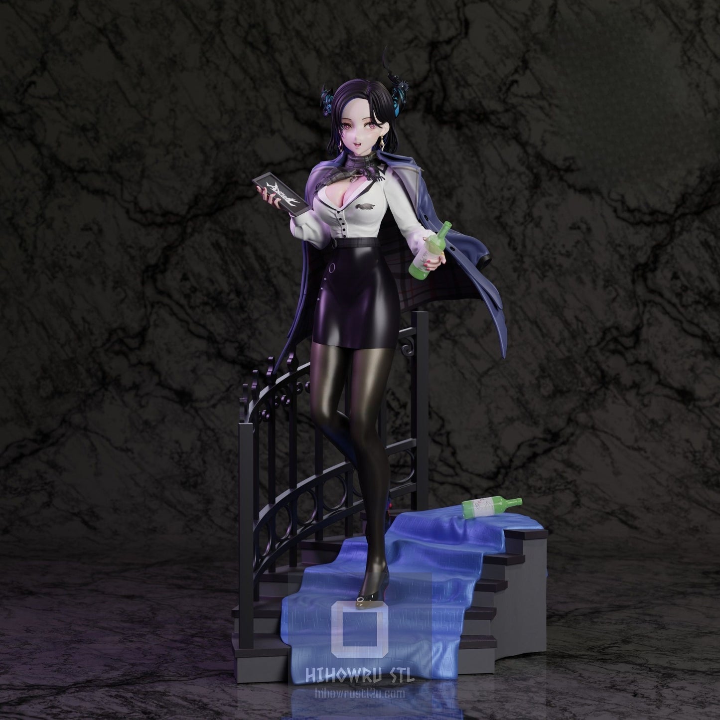 4399 Nerissa Ravencroft - Virtual YouTuber - STL 3D Print Files