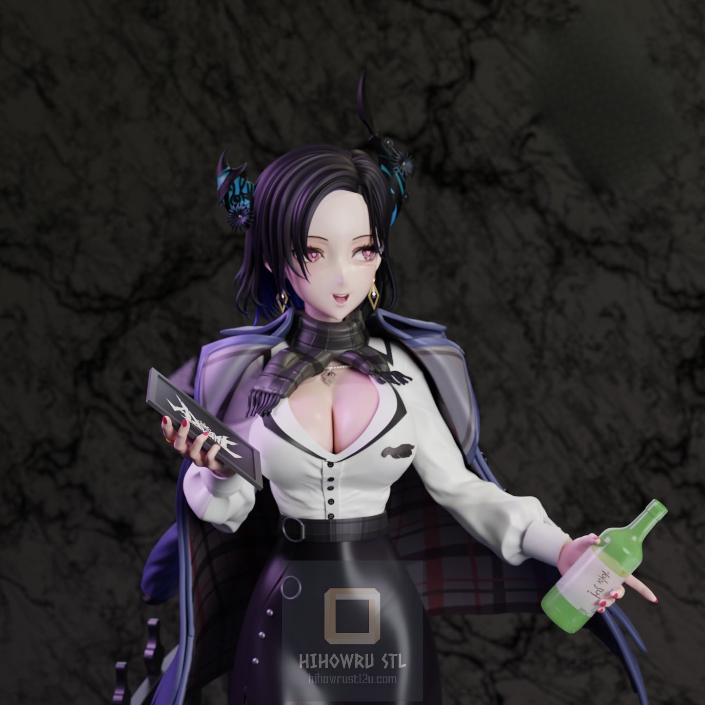 4399 Nerissa Ravencroft - Virtual YouTuber - STL 3D Print Files