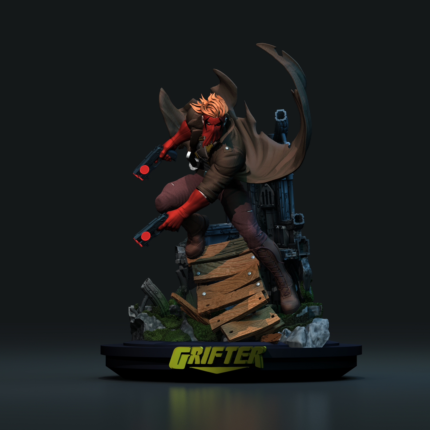 Grifter - Cole Cash - DC Comics - STL 3D Print Files