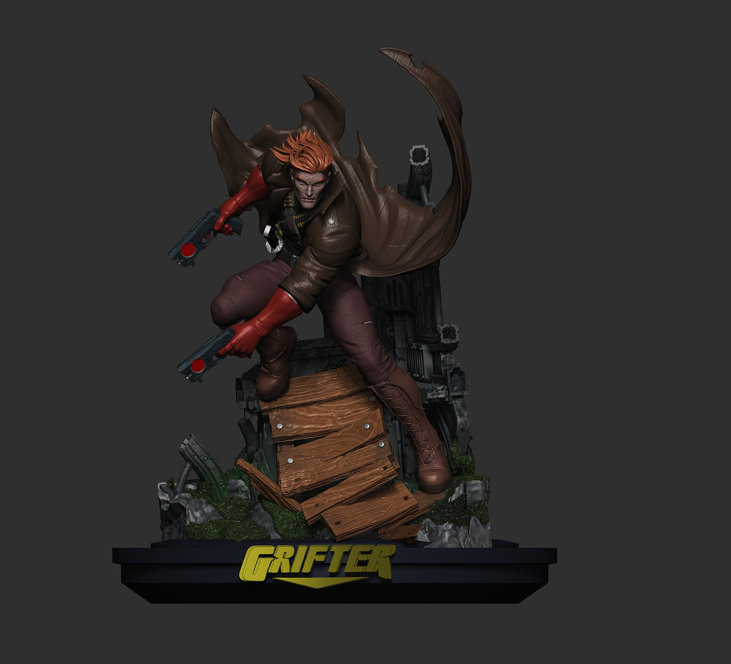 Grifter - Cole Cash - DC Comics - STL 3D Print Files