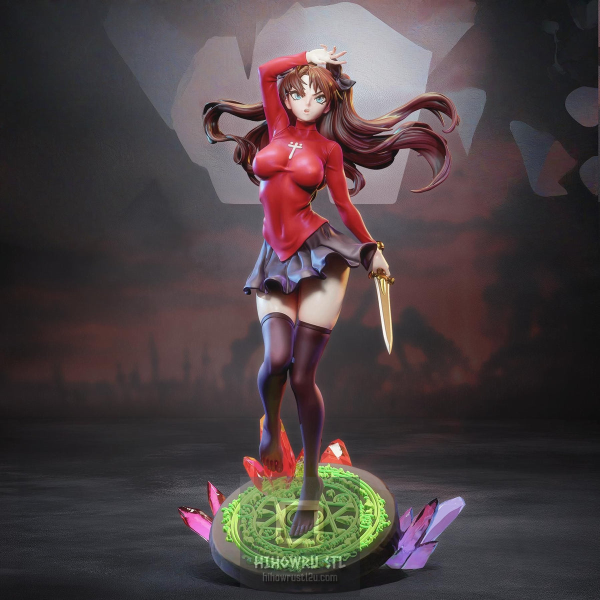 5568 Rin Tohsaka NSFW - Fate/Stay Night - STL 3D Print Files