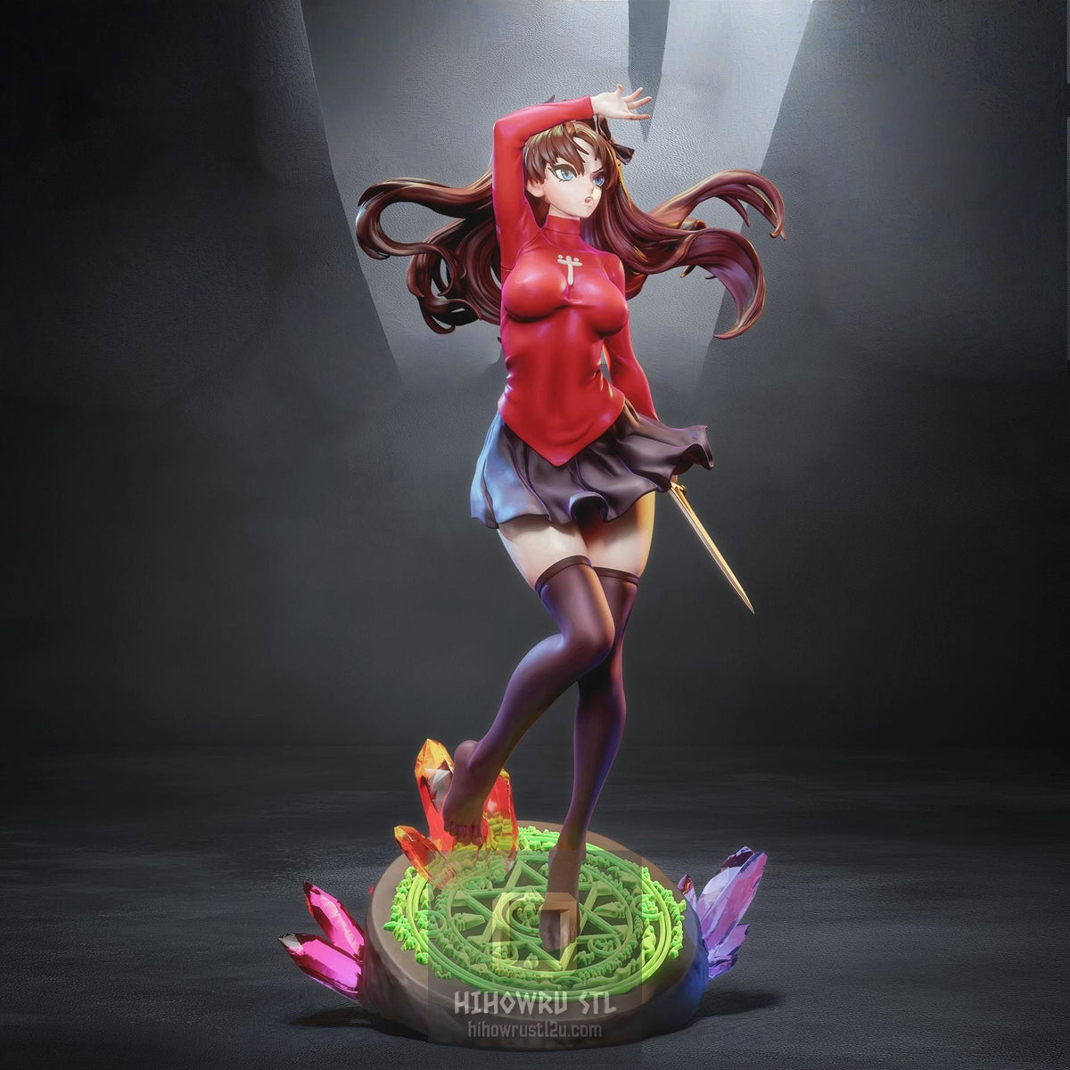 5568 Rin Tohsaka NSFW - Fate/Stay Night - STL 3D Print Files