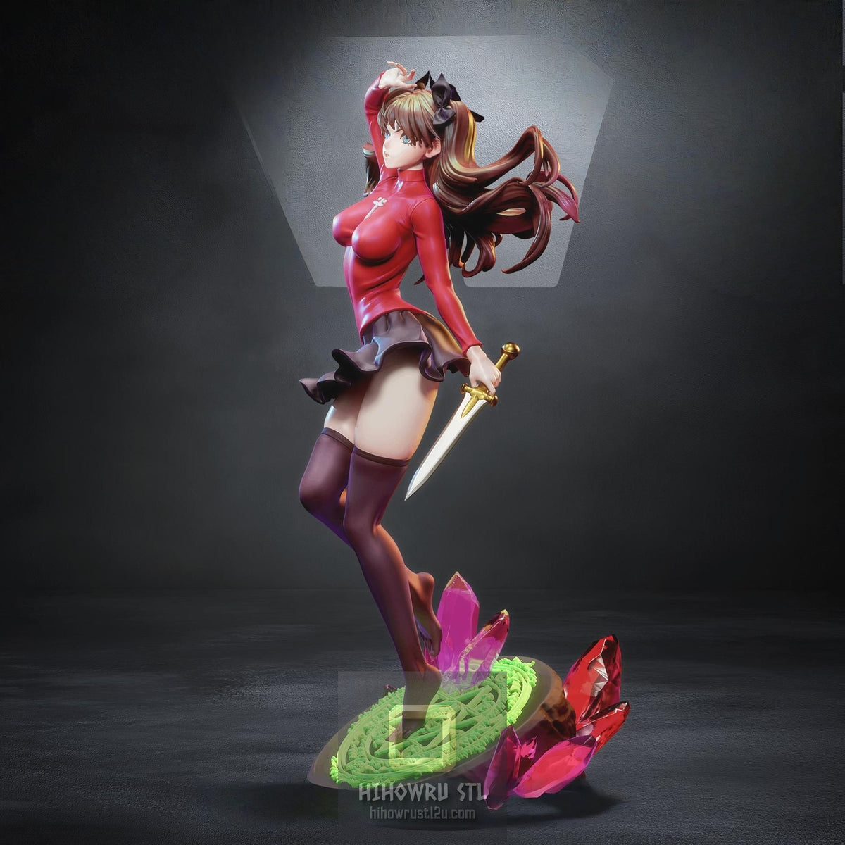 5568 Rin Tohsaka NSFW - Fate/Stay Night - STL 3D Print Files