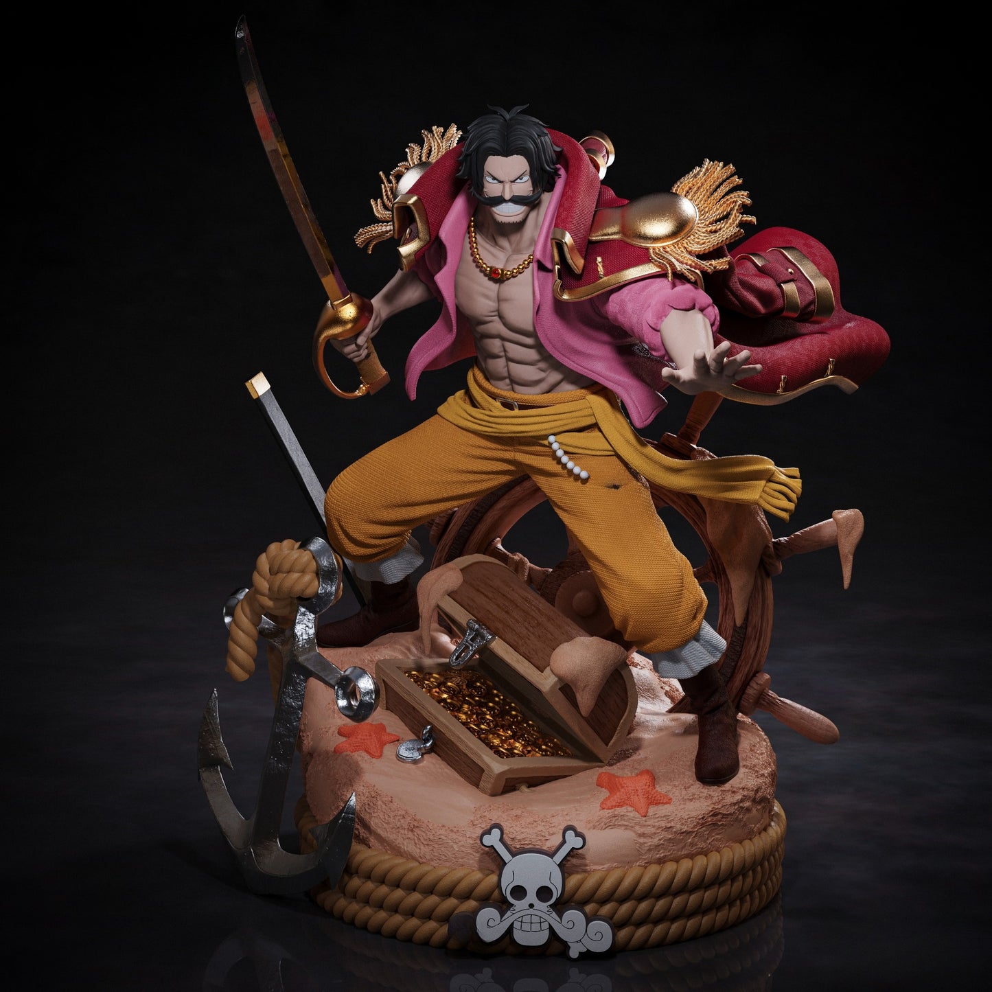 3199 Gol D. Roger - One Piece - STL 3D Print Files