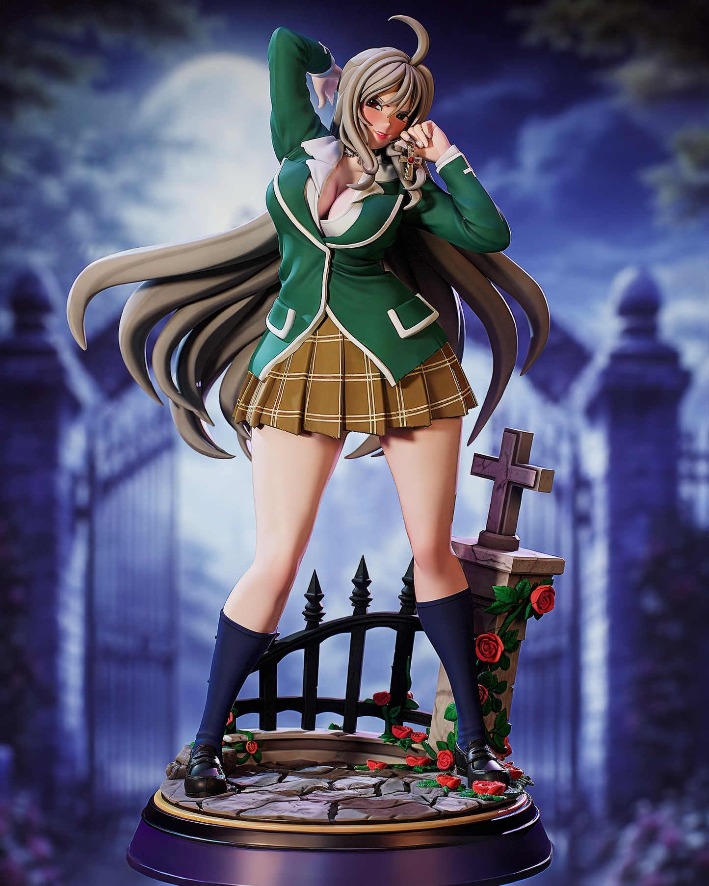 4969 Moka Akashiya NSFW - Rosario + Vampire - STL 3D Print Files