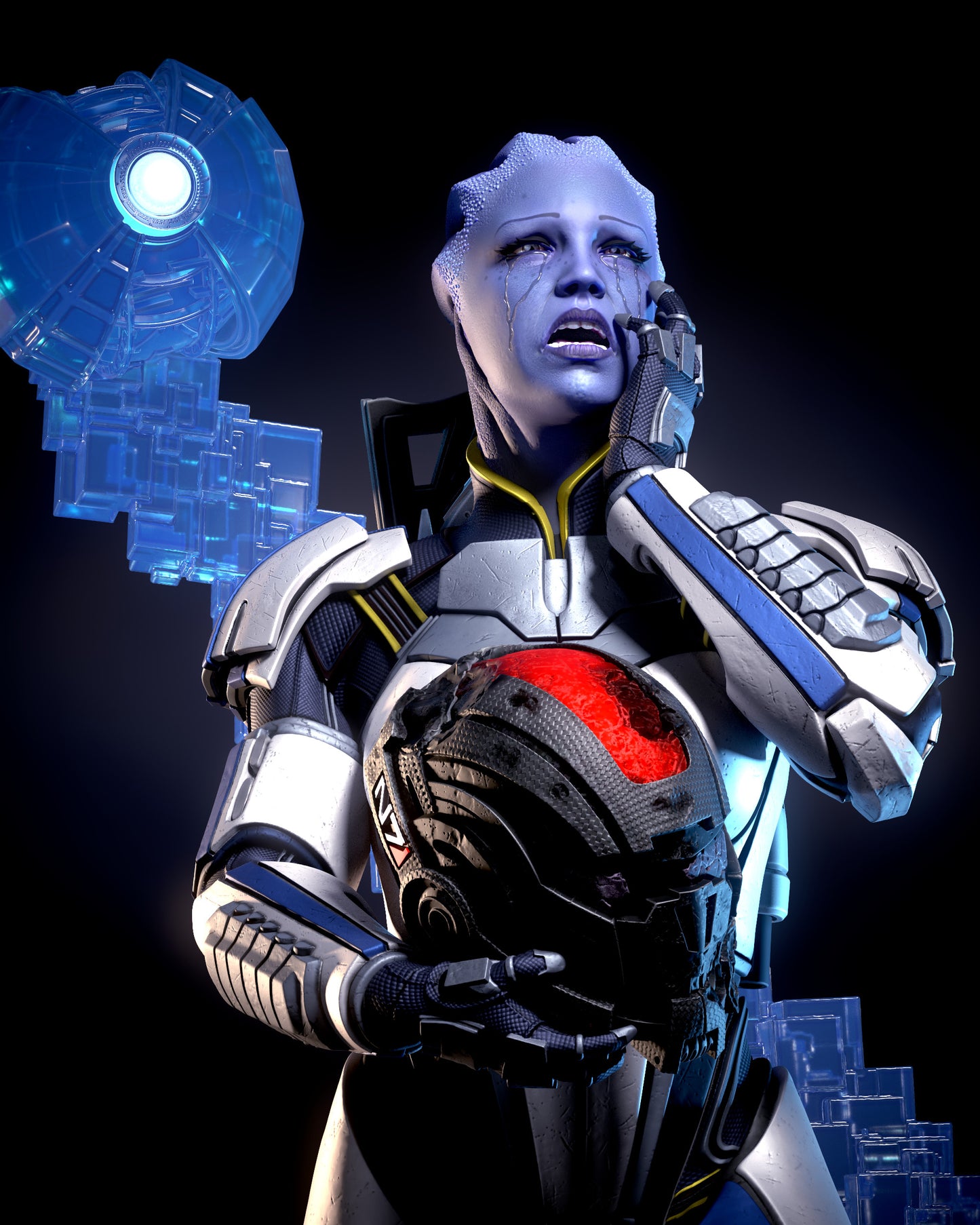 1789 Liara T'Soni - Mass Effect - STL 3D Print Files