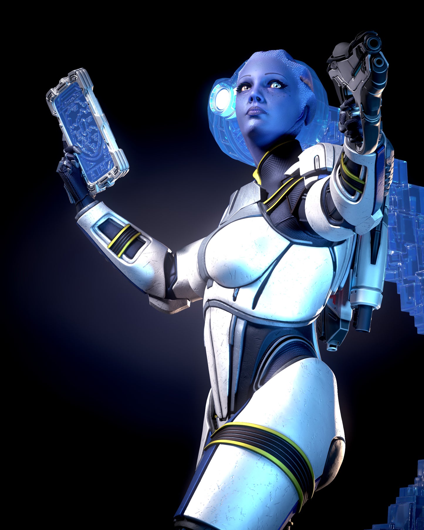 1789 Liara T'Soni - Mass Effect - STL 3D Print Files