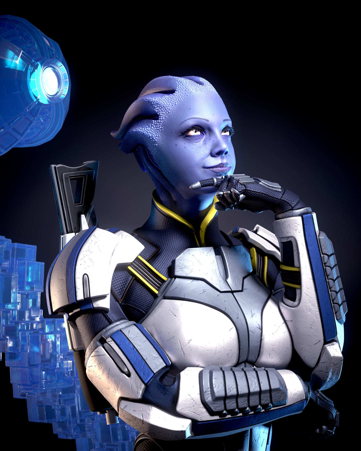 1789 Liara T'Soni - Mass Effect - STL 3D Print Files