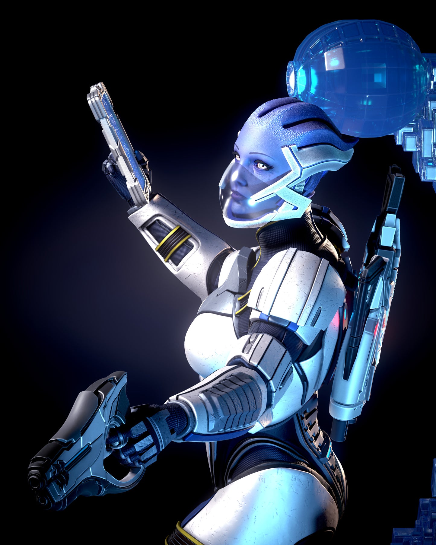 1789 Liara T'Soni - Mass Effect - STL 3D Print Files