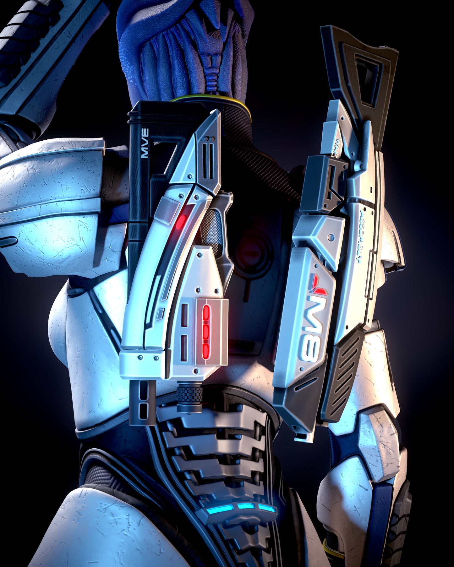 1789 Liara T'Soni - Mass Effect - STL 3D Print Files