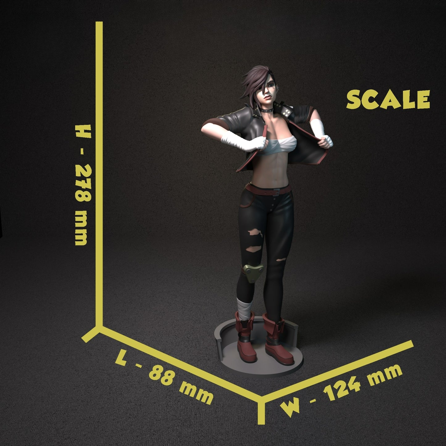 3565 Vi Arcane NSFW - League of Legends - STL 3D Print Files
