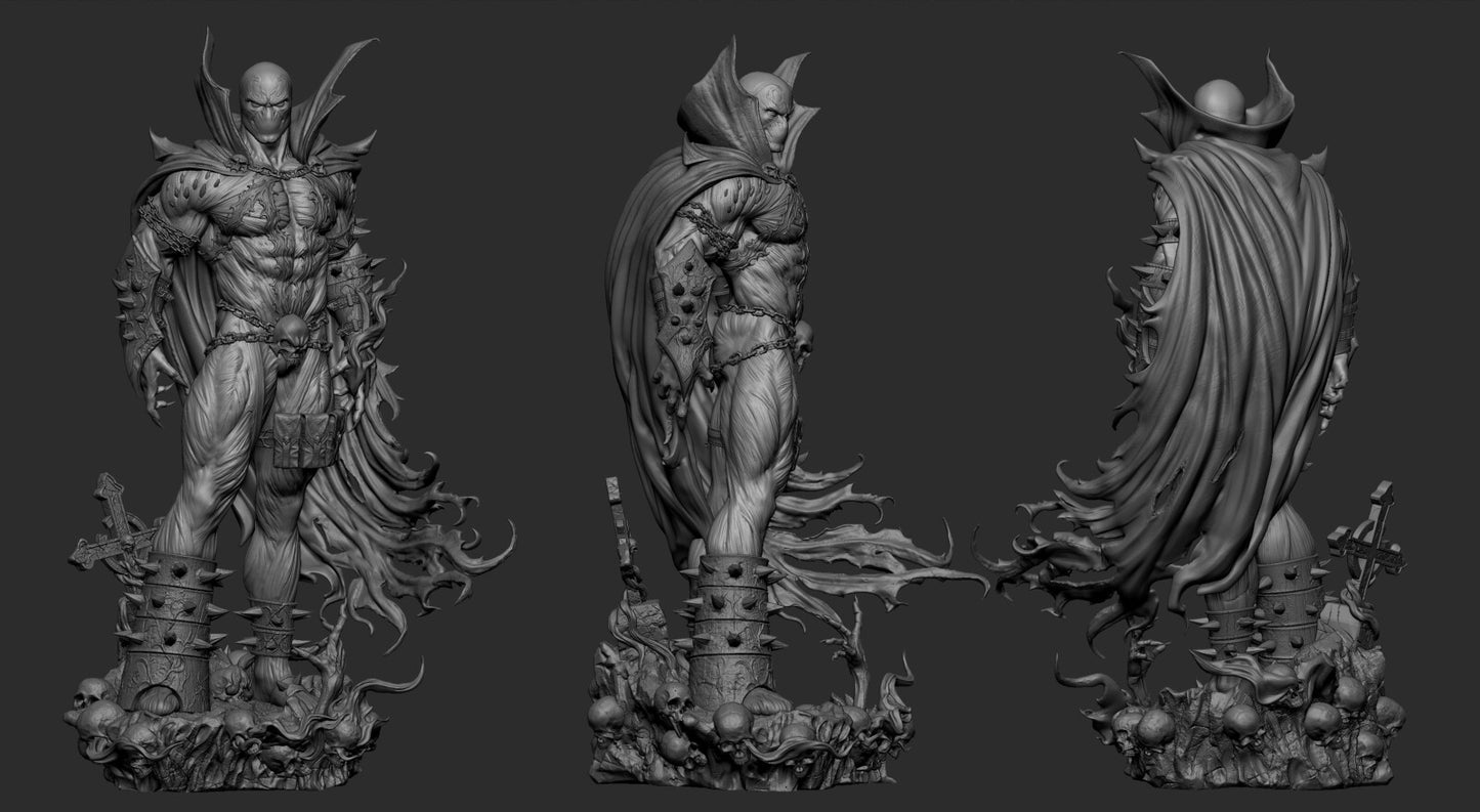 1686 Spawn - Al Simmons  - STL 3D Print Files