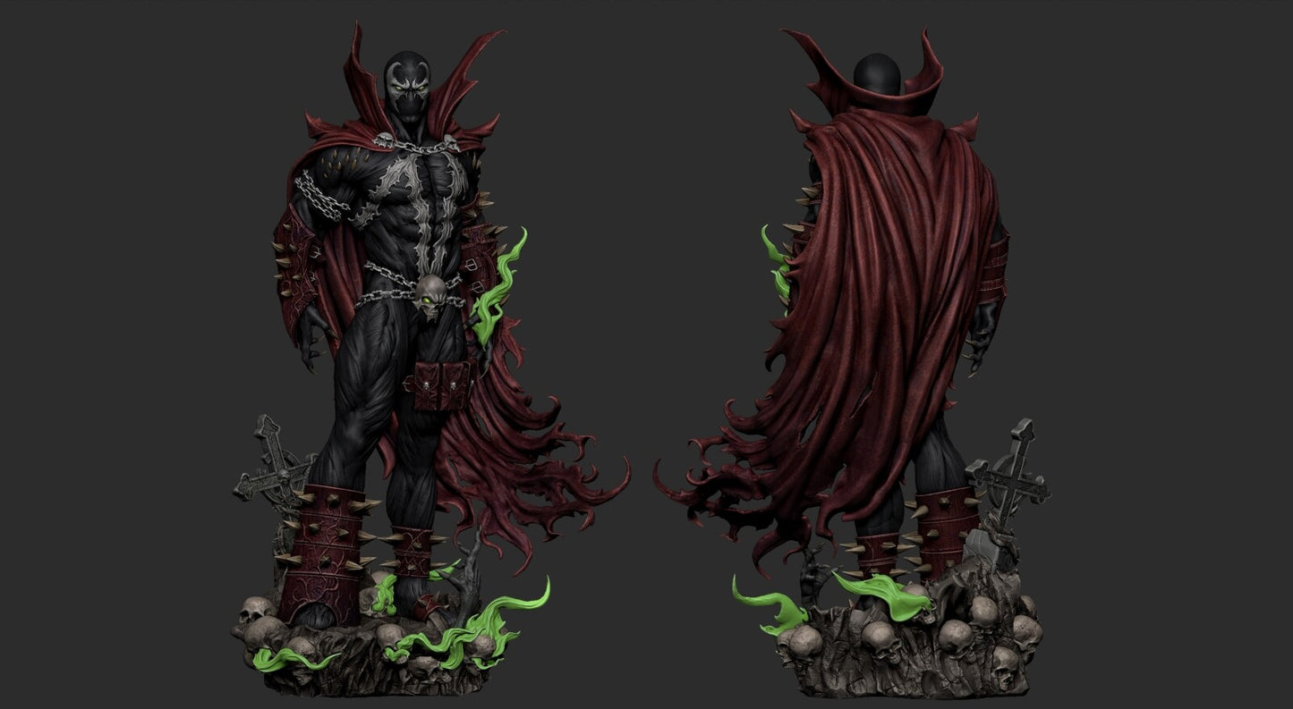 1686 Spawn - Al Simmons  - STL 3D Print Files