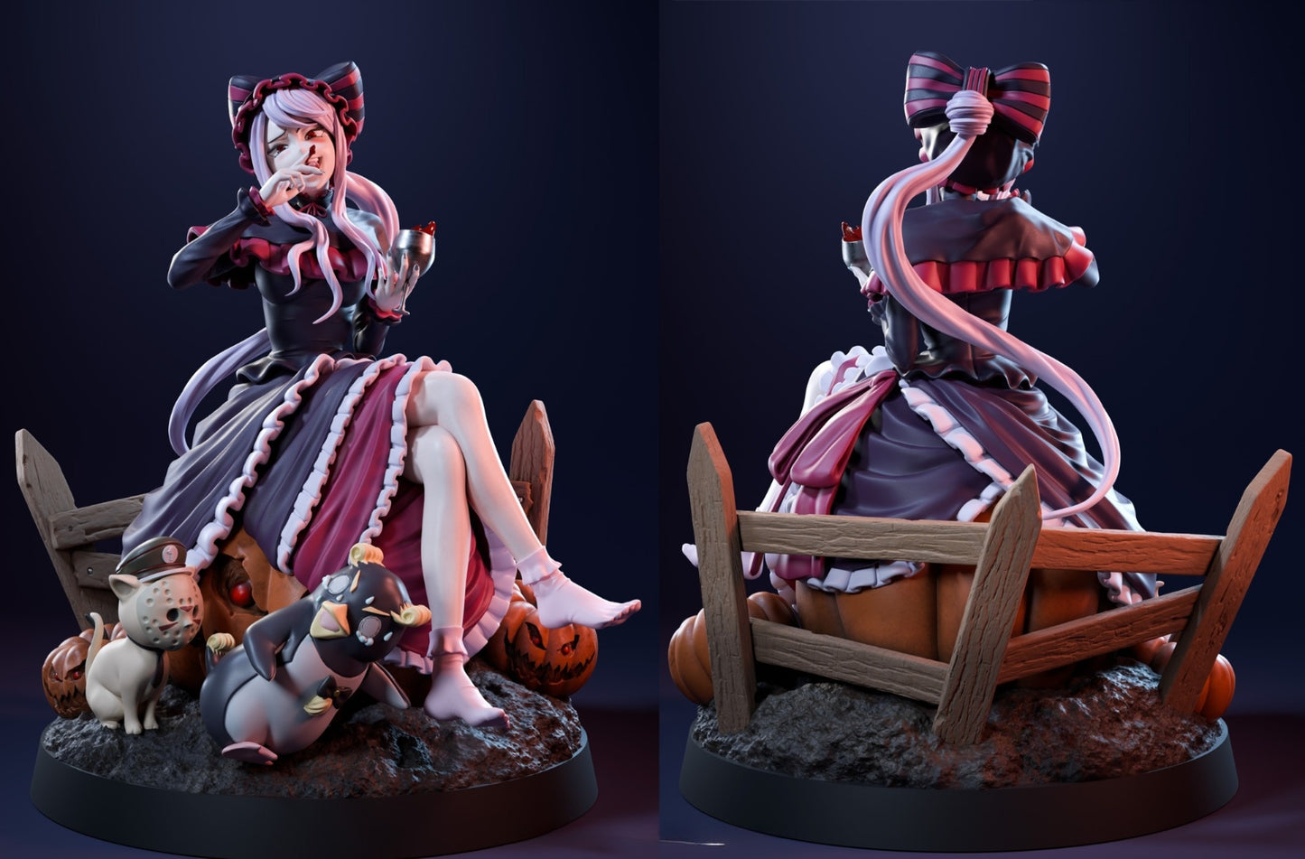 2976 Shalltear Bloodfallen - Overlord - STL 3D Print Files