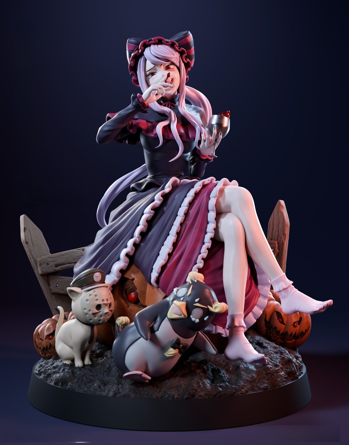 2976 Shalltear Bloodfallen - Overlord - STL 3D Print Files