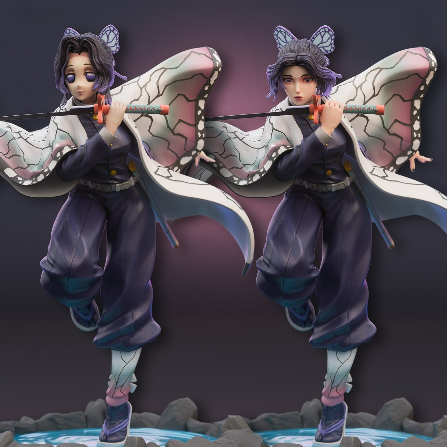 2900 Shinobu Kocho - Kimetsu no Yaiba - STL 3D Print Files
